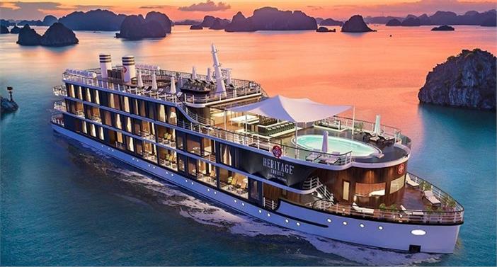 Heritage Cruise Binh Chuan – Navegando entre historia y lujo en la Bahía de Lan Ha
