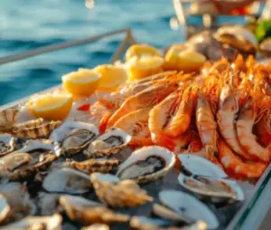 seafood in Halong