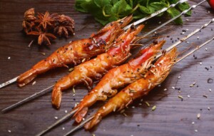 Grilled shrimp