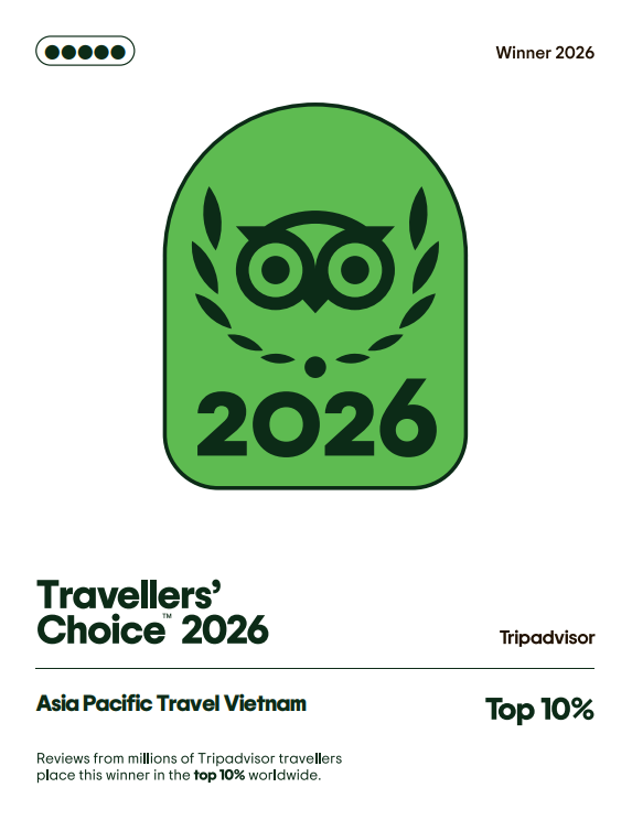 ASIA PACIFIC TRAVEL VIETNAM – TRAVELERS’ CHOICE 2026